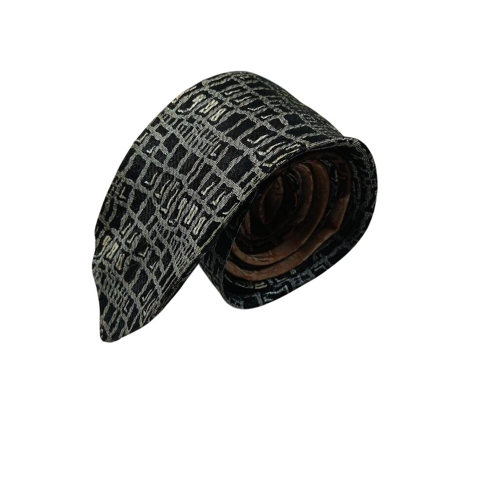 VTG 50s 60s Geometric Wembley Skinny Tie